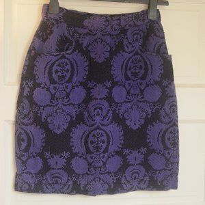 90s Vintage Purple & Black Urban Outfitters skirt